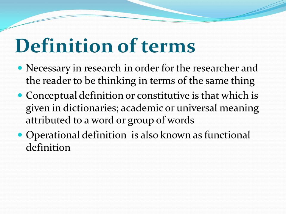 Review of related literature definition