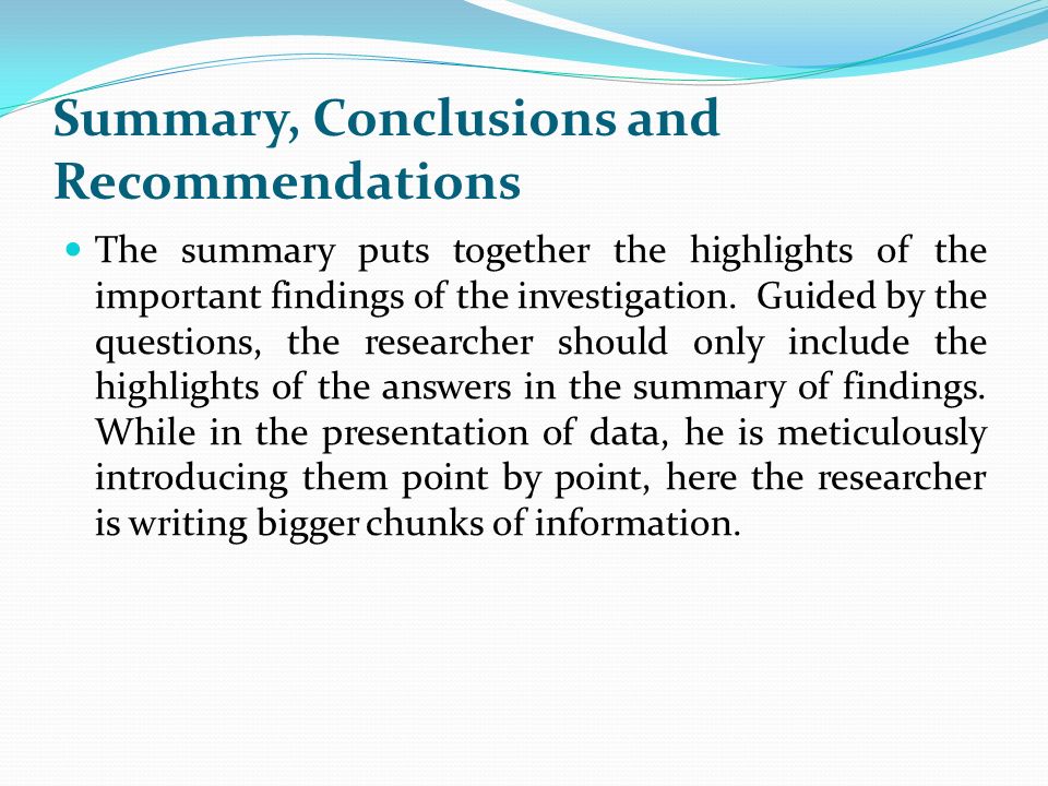 Writing A Dissertation Conclusion