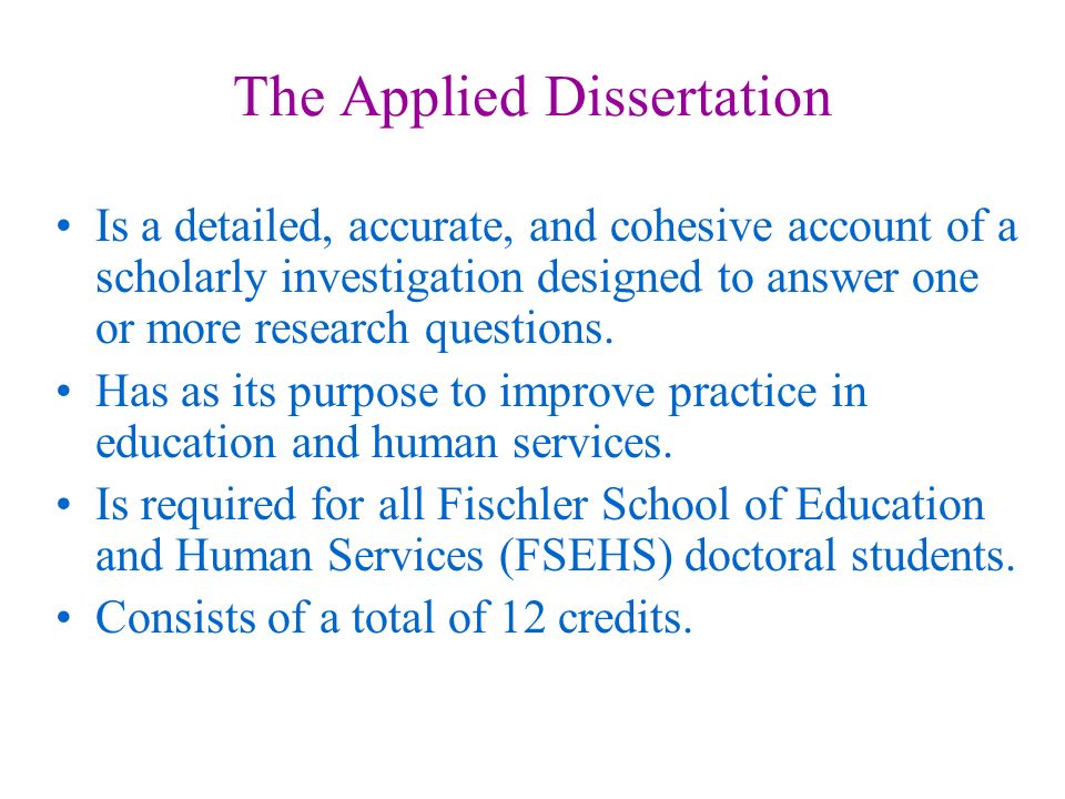 Dissertation Education Technology