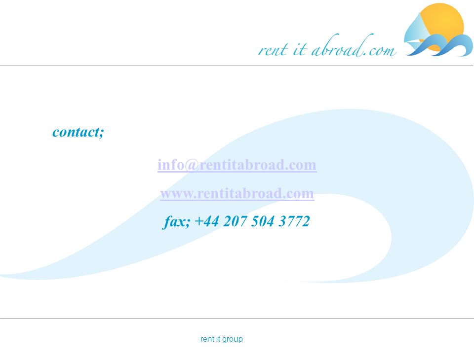 rent it group contact;   fax;