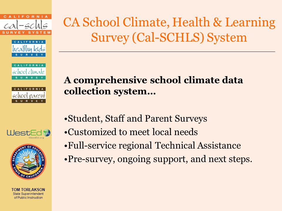 Image result for California School Climate, Health, & Learning Survey System