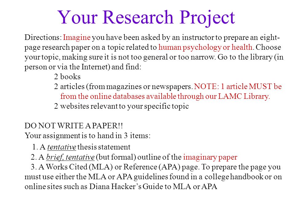 apa formal outline