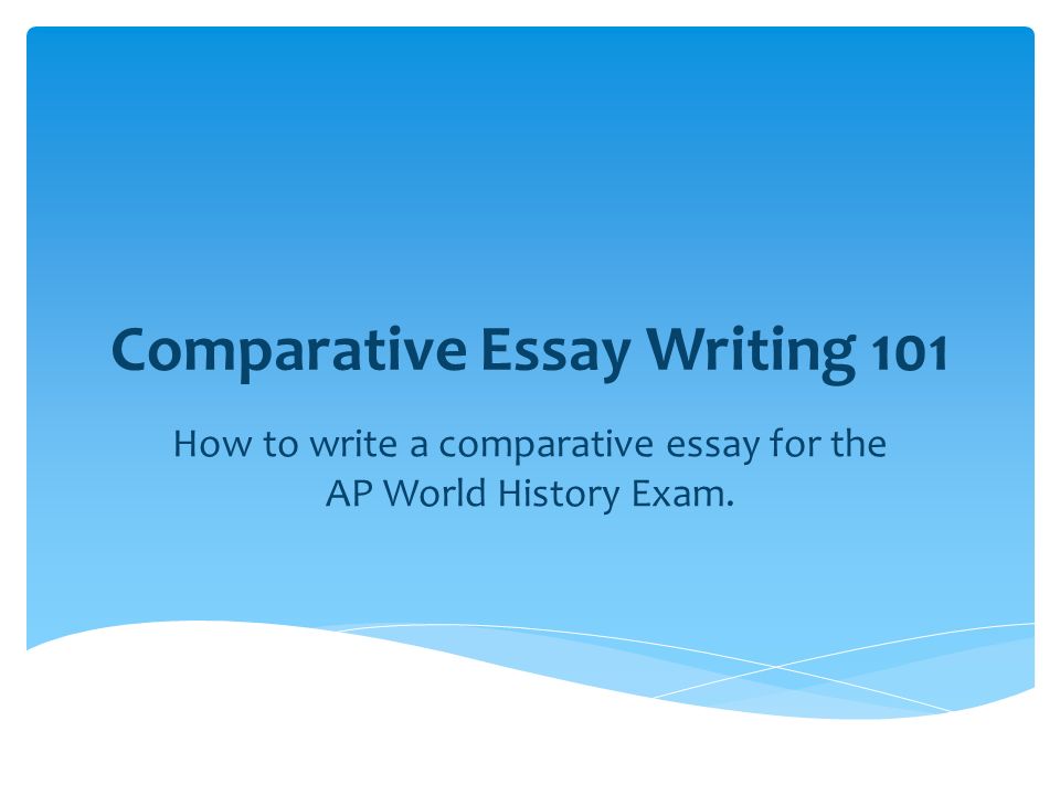 Ap world history essay template