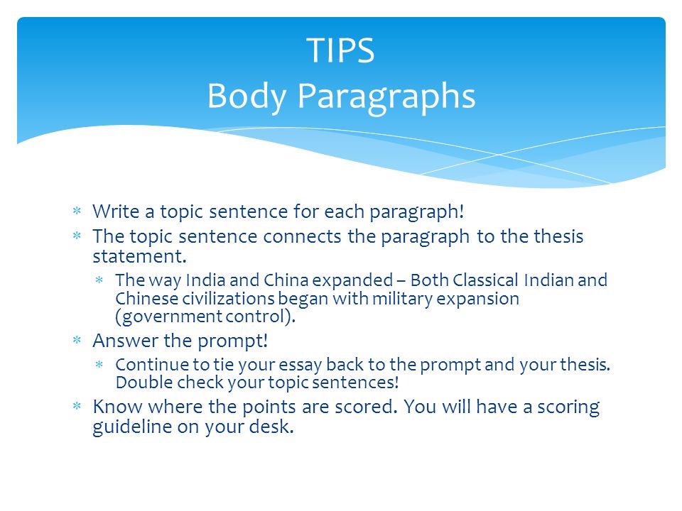 Comparative Essay Thesis Statement