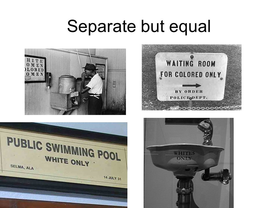 Separate but equal
