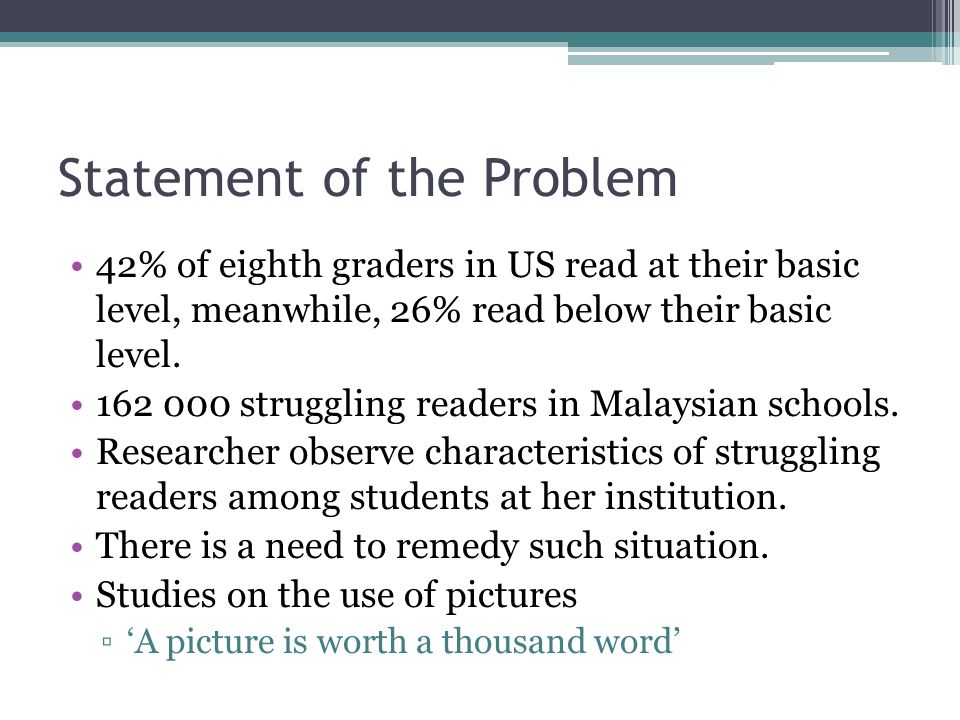 Research Proposal Problem Statement