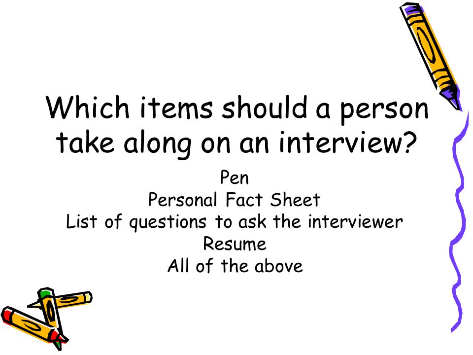 Interviewer resume
