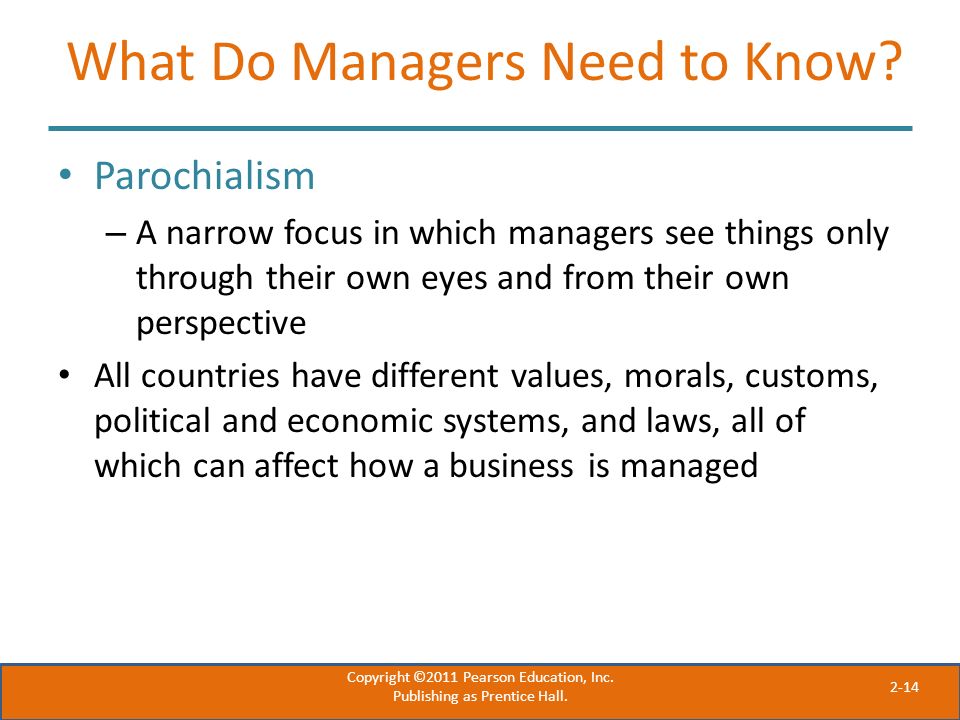 2-14 What Do Managers Need to Know.