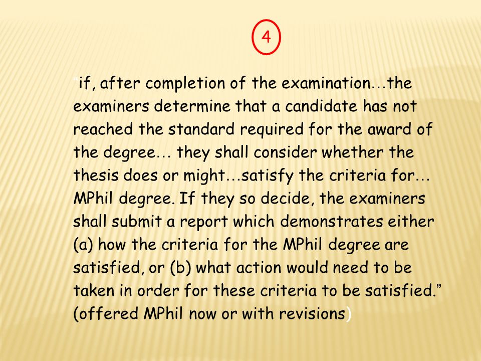 Examiners comments on thesis
