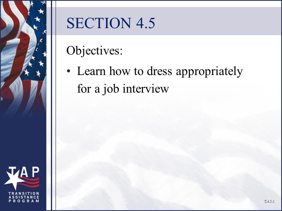 job interview objectives