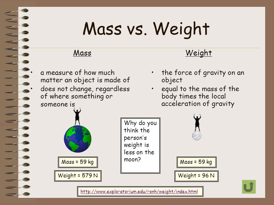 Worksheets Mass Vs Weight Worksheet monday october 28 th 2013 entry taskwarm up please take your mass vs weight a measure of how much matter an object is made of