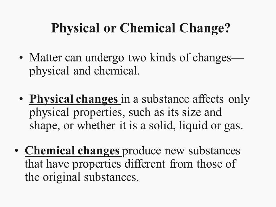 Chapter 21 Chemical Reactions Page 632 Section 1 Change Matter Can Undergo Two Kinds Of Changes Physical And Chemical