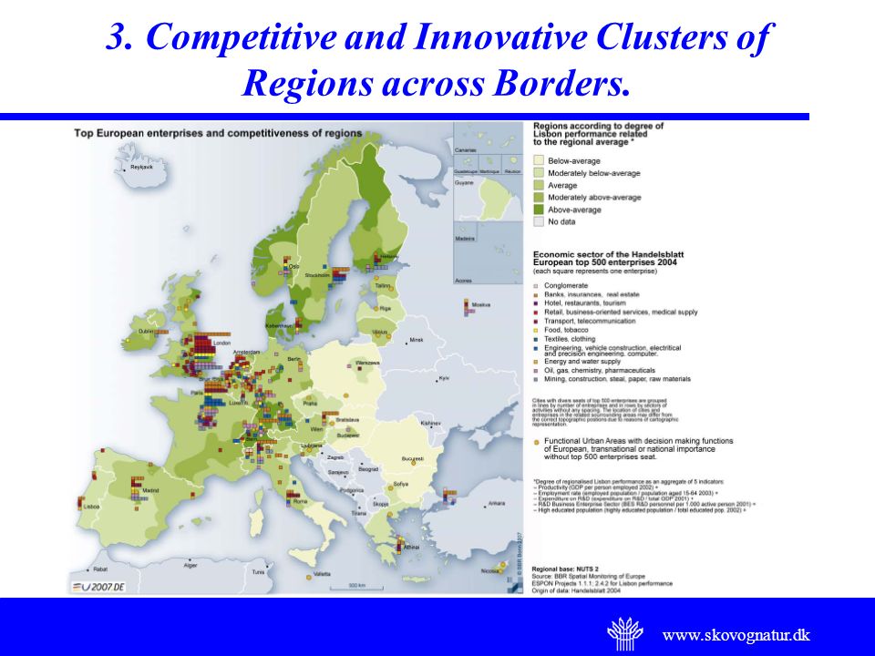 3. Competitive and Innovative Clusters of Regions across Borders.