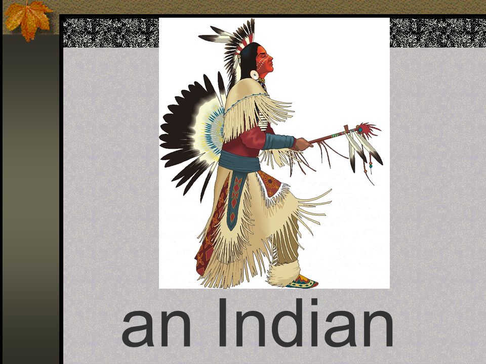 an Indian
