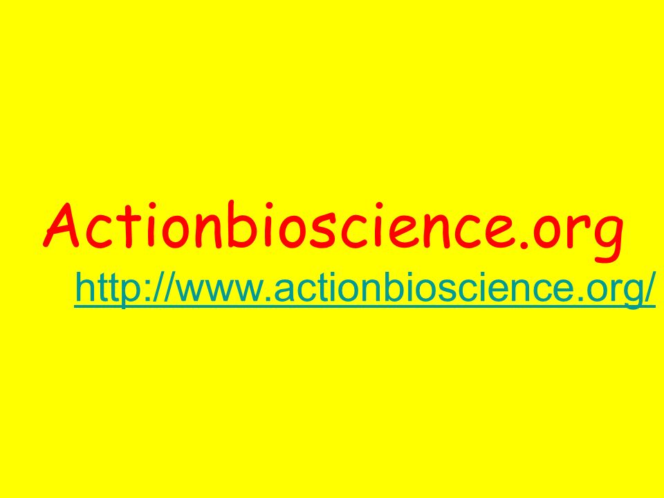 Actionbioscience.org