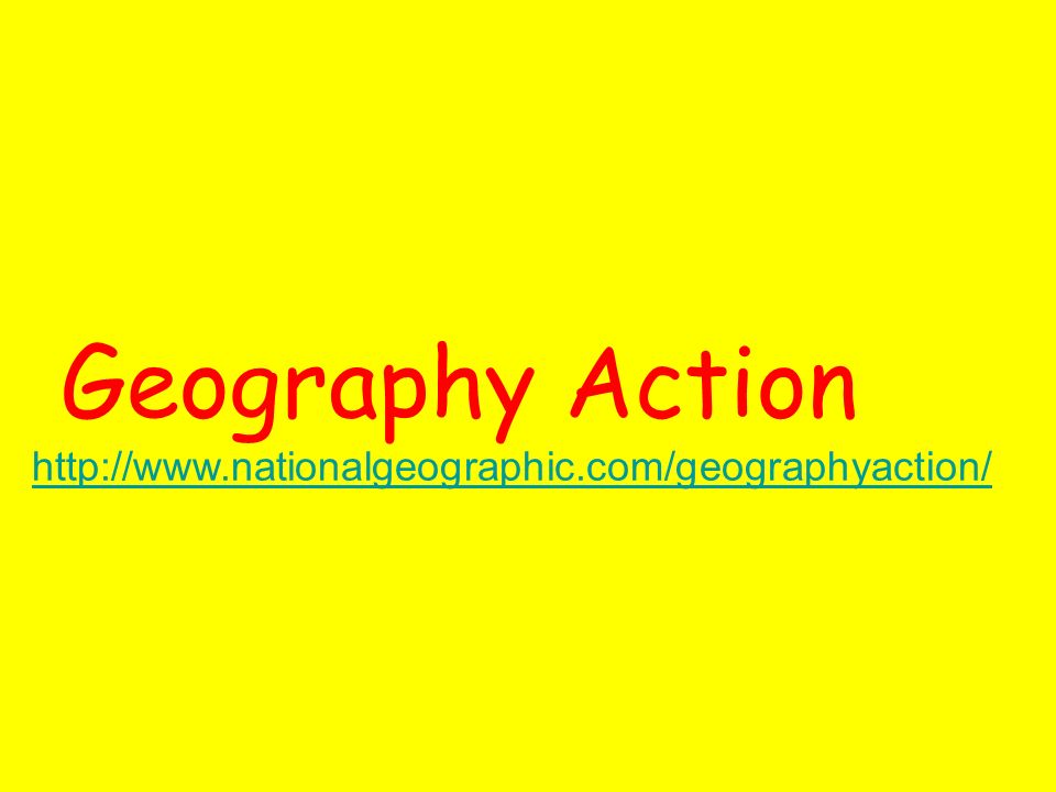 Geography Action