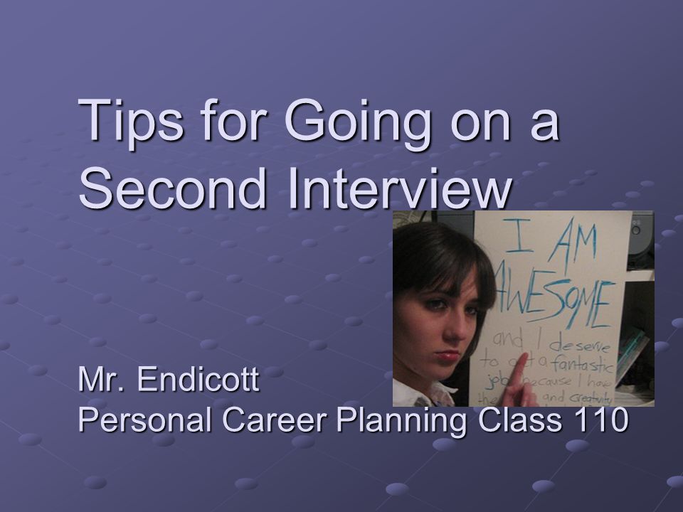 tips for second interview