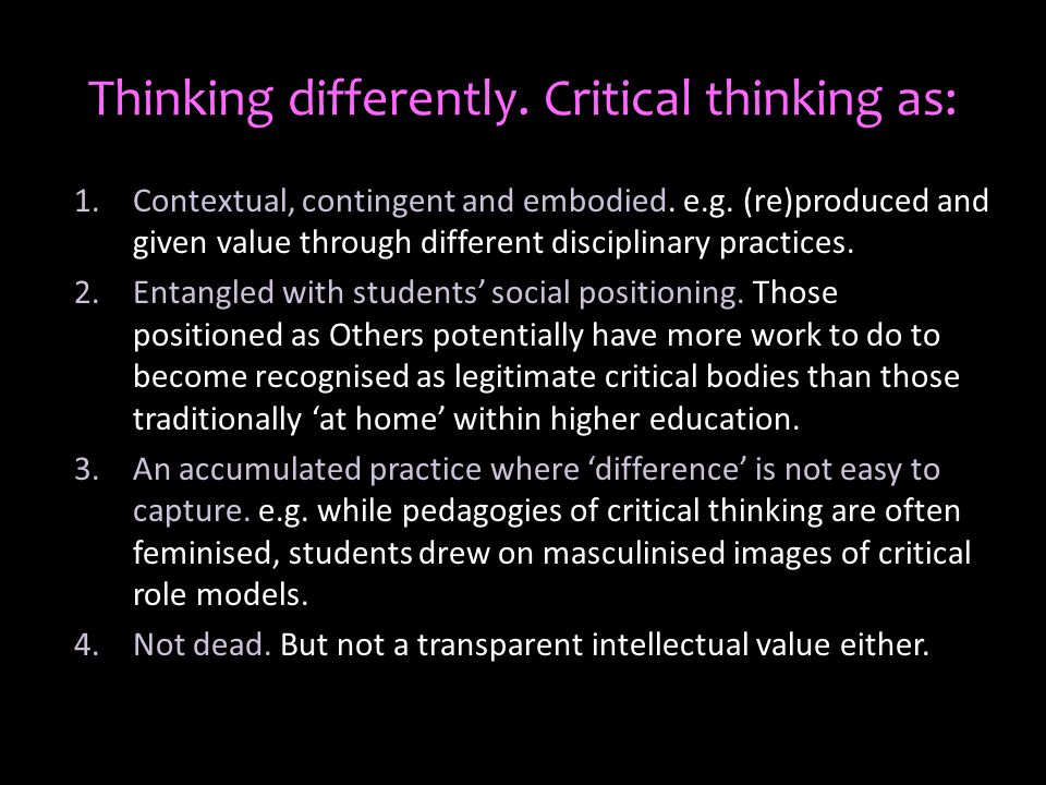 importance of critical thinking in university importance of critical thinking in university