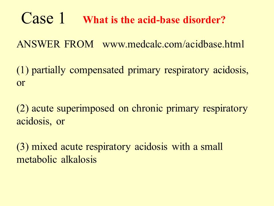 Acid Base Physiology And Arterial Blood Gas Interpretation 67 Case