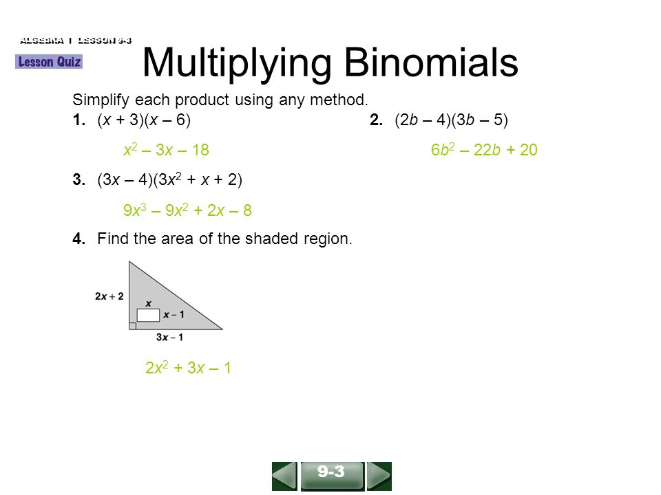Printables Multiplying Binomials Worksheet multiplying binomials worksheet 8 3 intrepidpath 9 worksheets