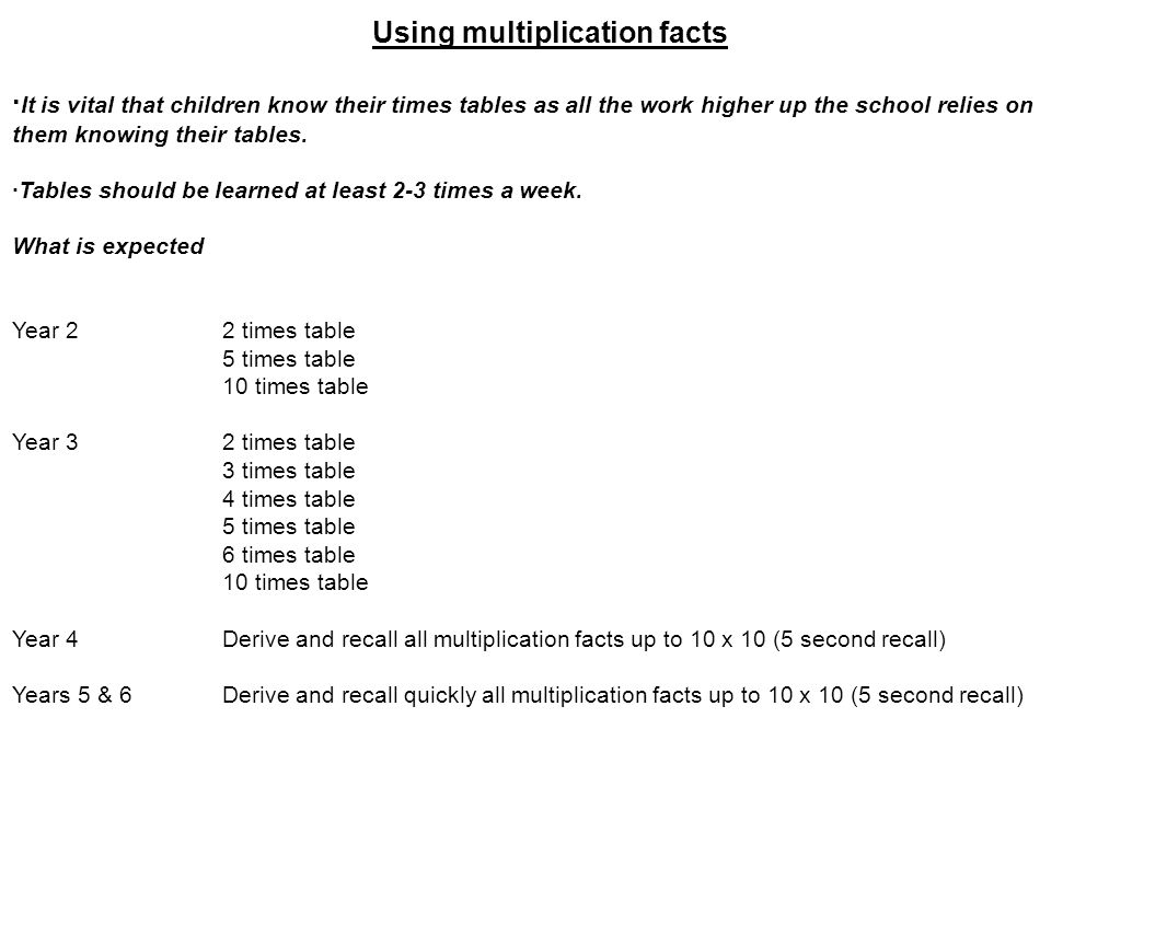 worksheet Multiplication Work x 3 10 using multiplication facts it is vital that children know their times tables as all the