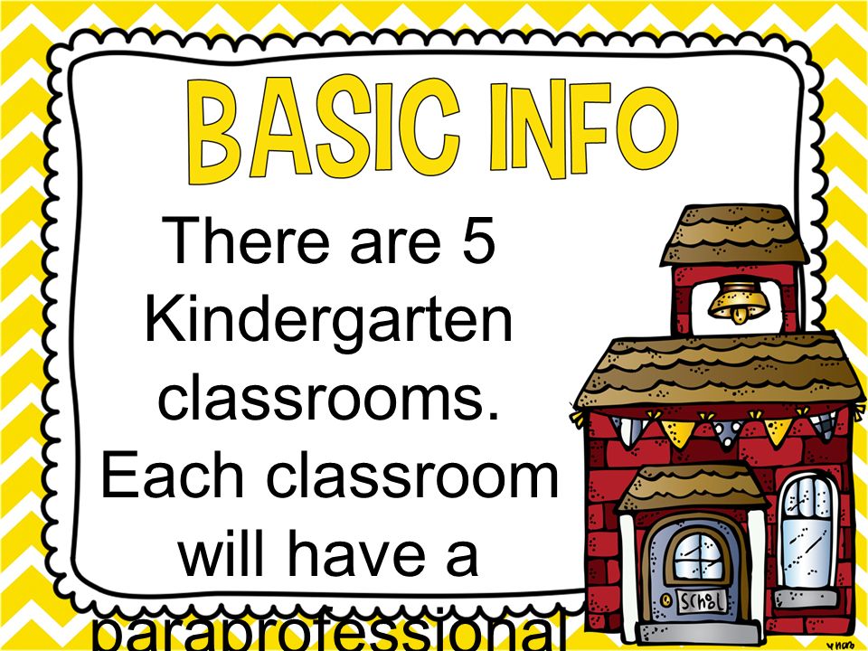 There are 5 Kindergarten classrooms.