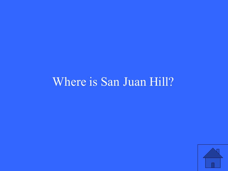 Where is San Juan Hill