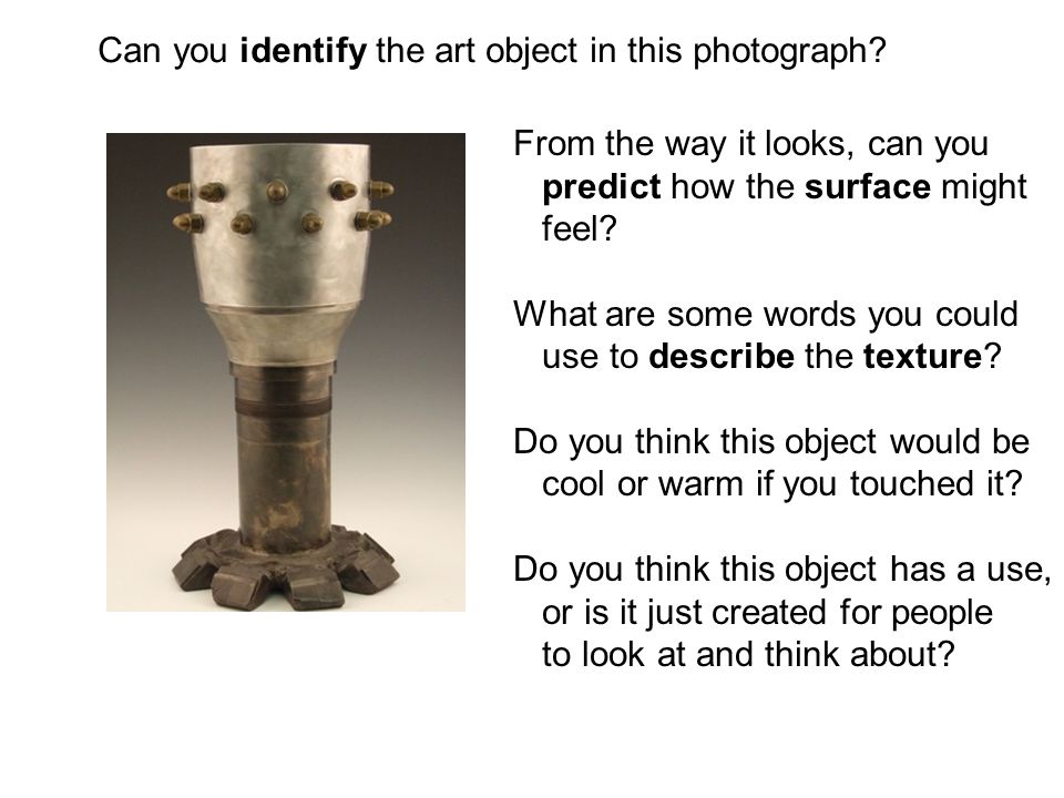 Can you identify the art object in this photograph.