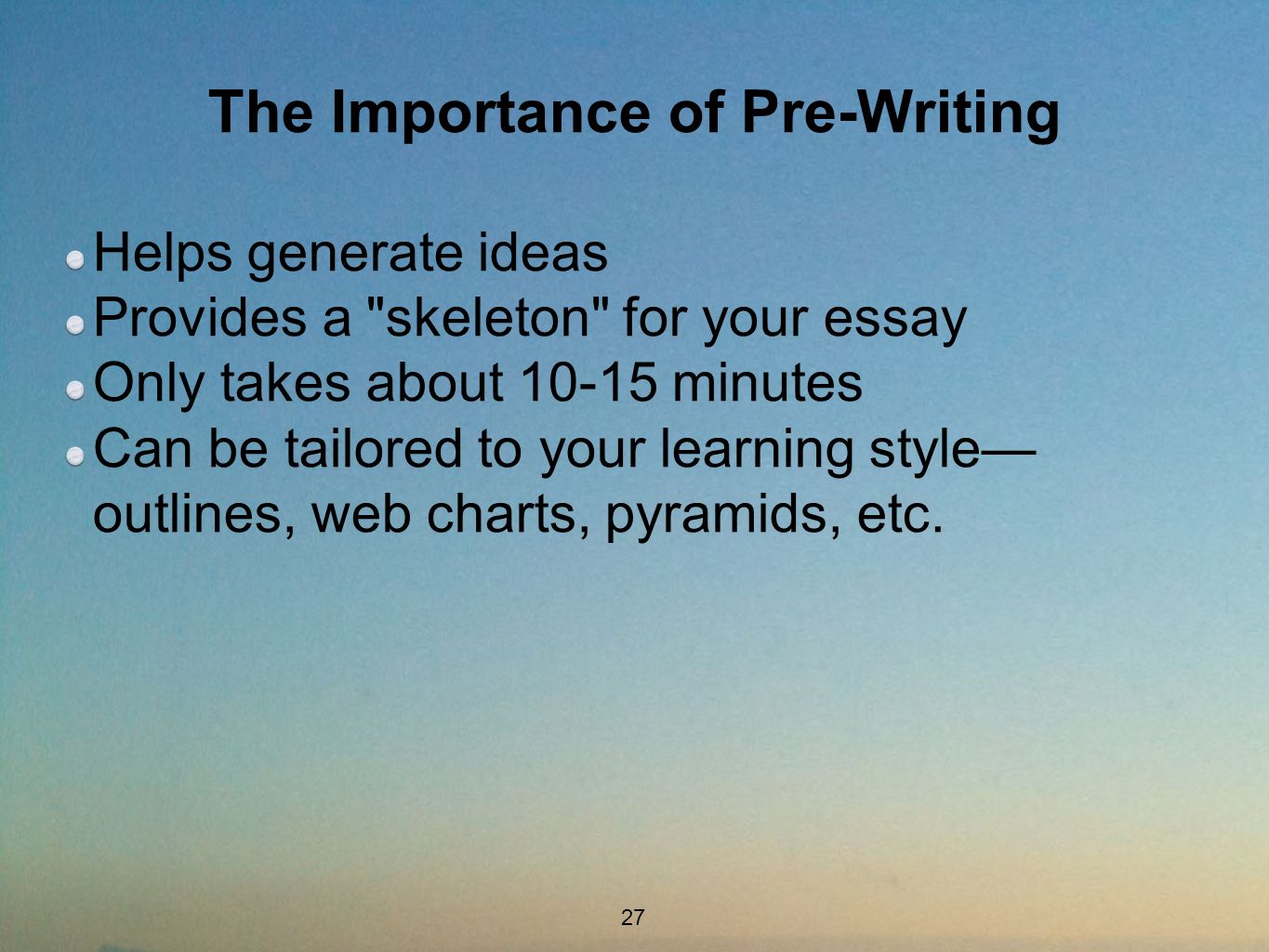 Learning Style Essay