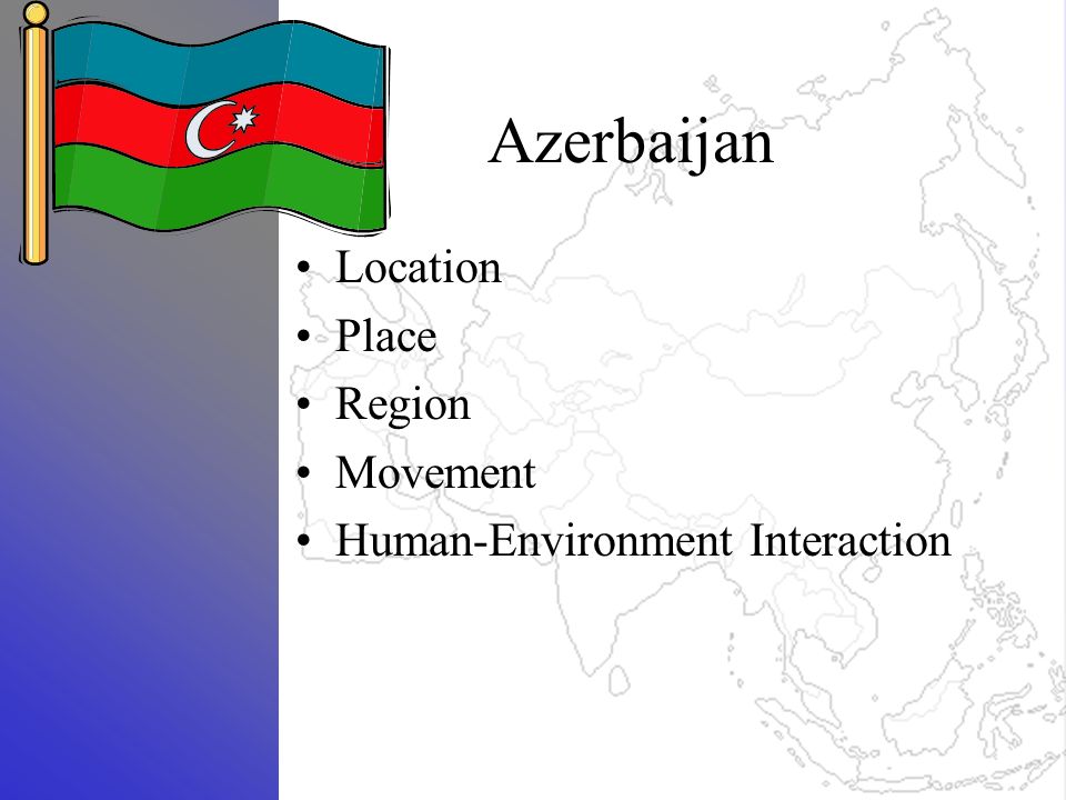 Azerbaijan Location Place Region Movement Human-Environment Interaction