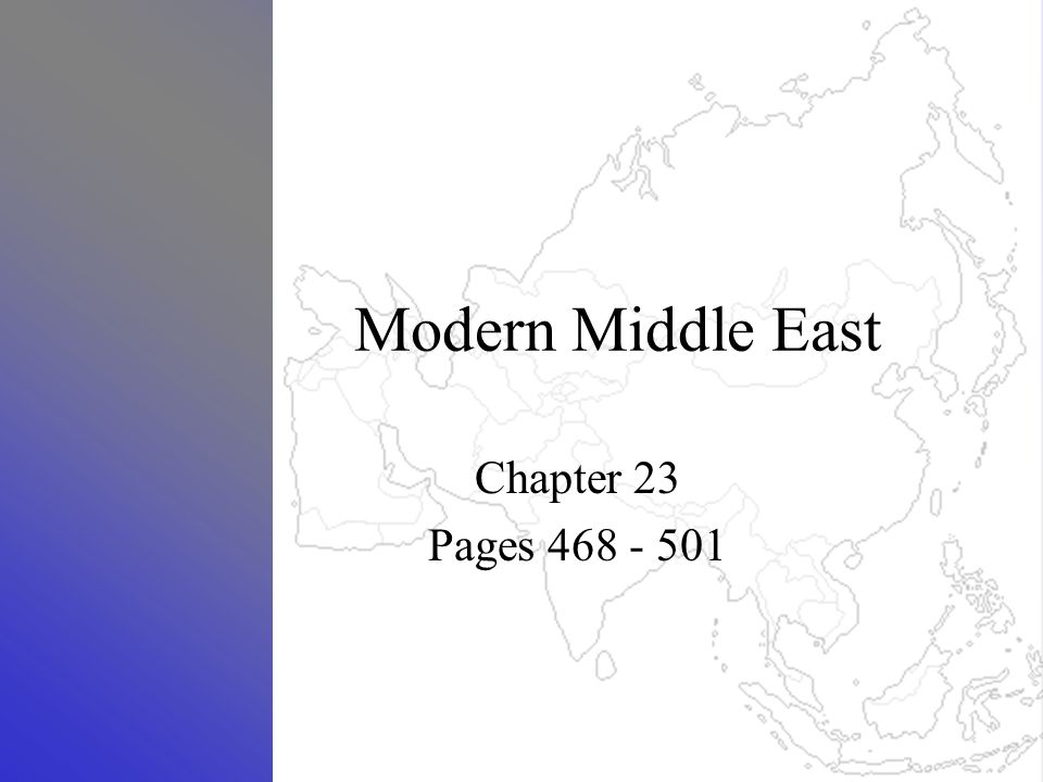 Modern Middle East Chapter 23 Pages