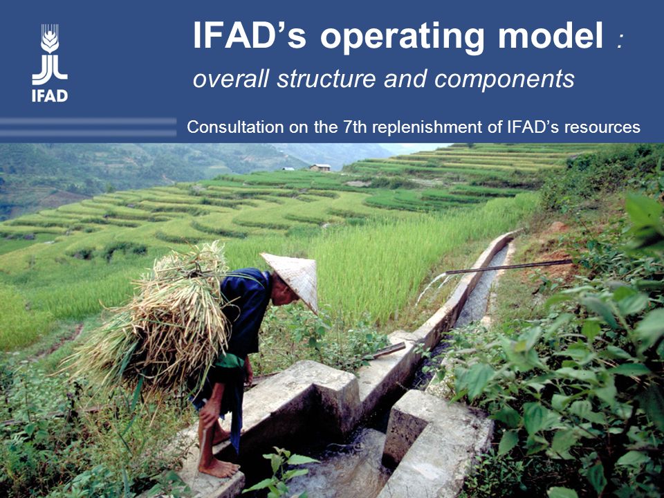 Title Consultation on the 7 th replenishment of IFAD’s resources IFAD’s operating model : overall structure and components Consultation on the 7th replenishment of IFAD’s resources