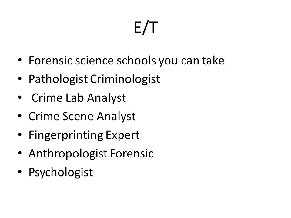 forensic scientist job descriptions