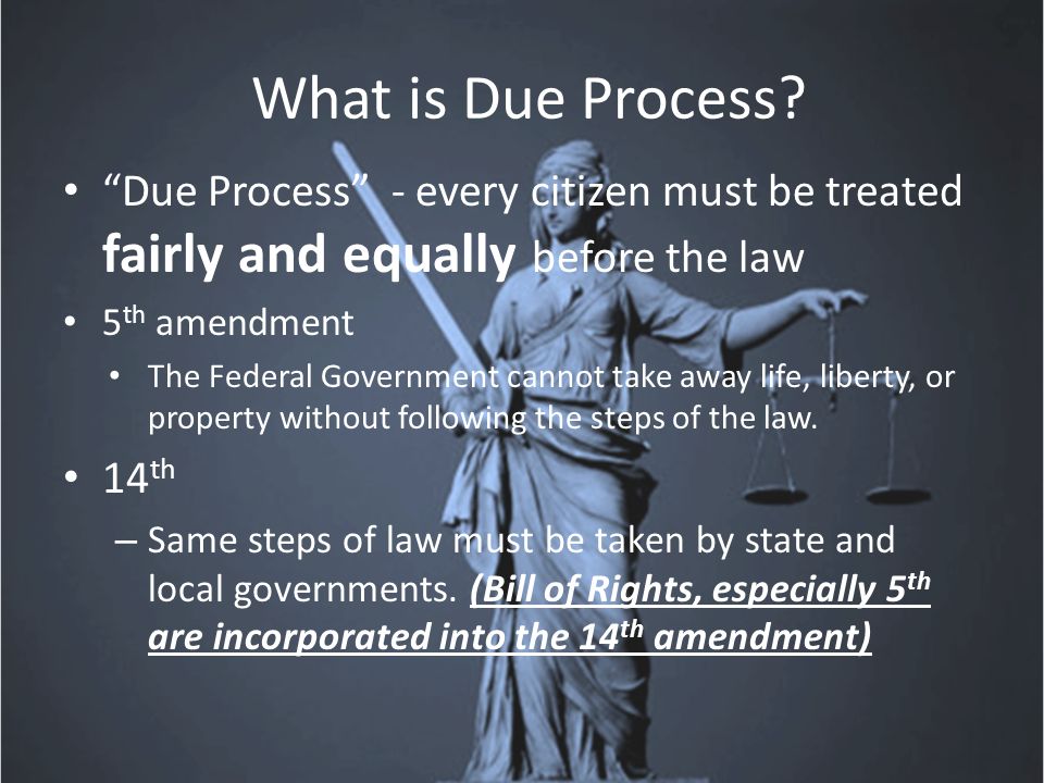 What is Due Process.