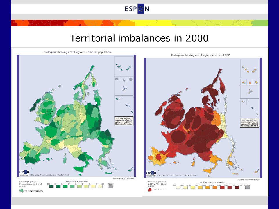 Territorial imbalances in 2000