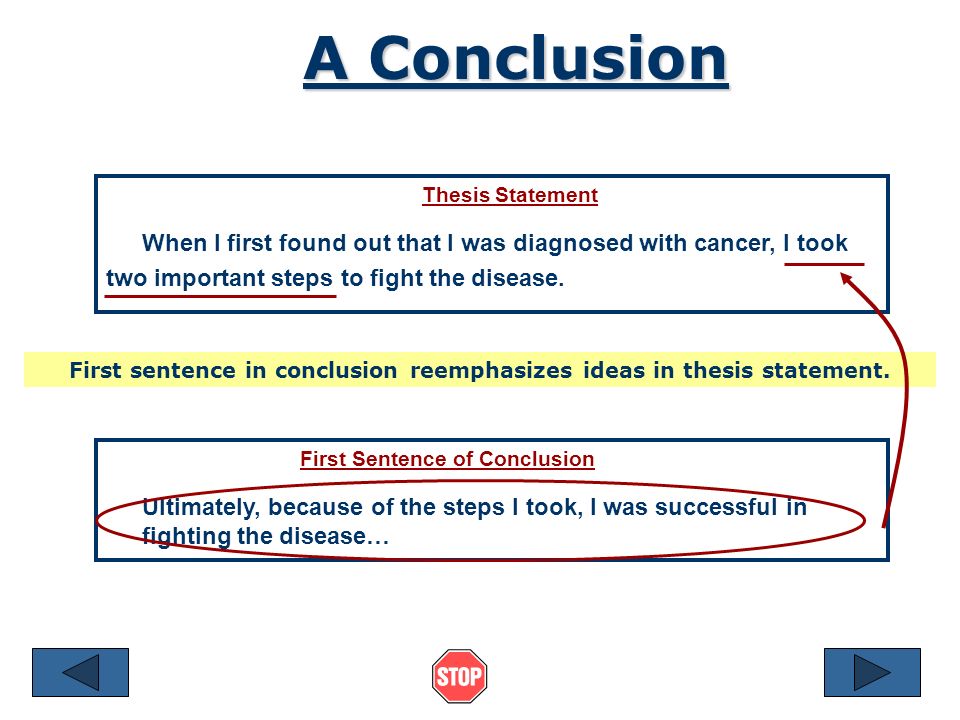 How To Write Conclusion For Project