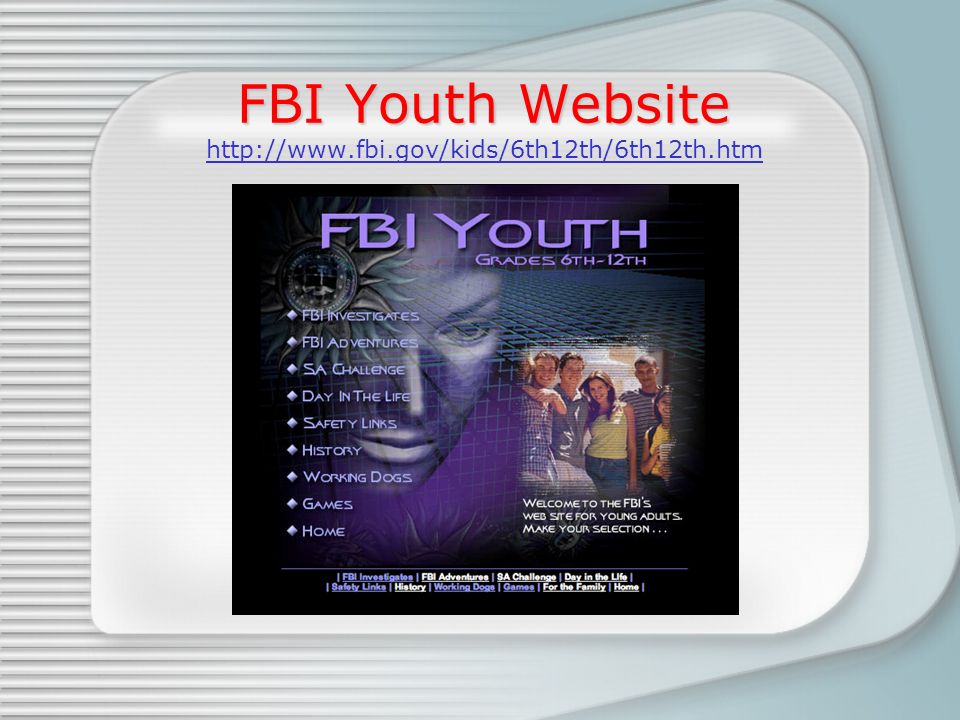 FBI Youth Website FBI Youth Website