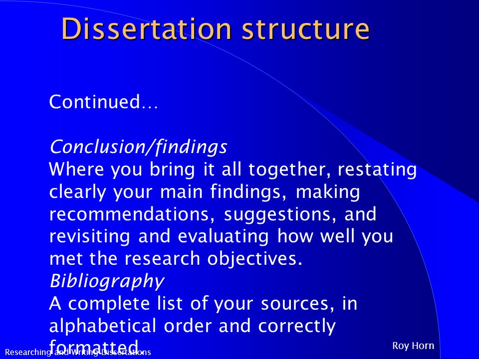 Dissertation
