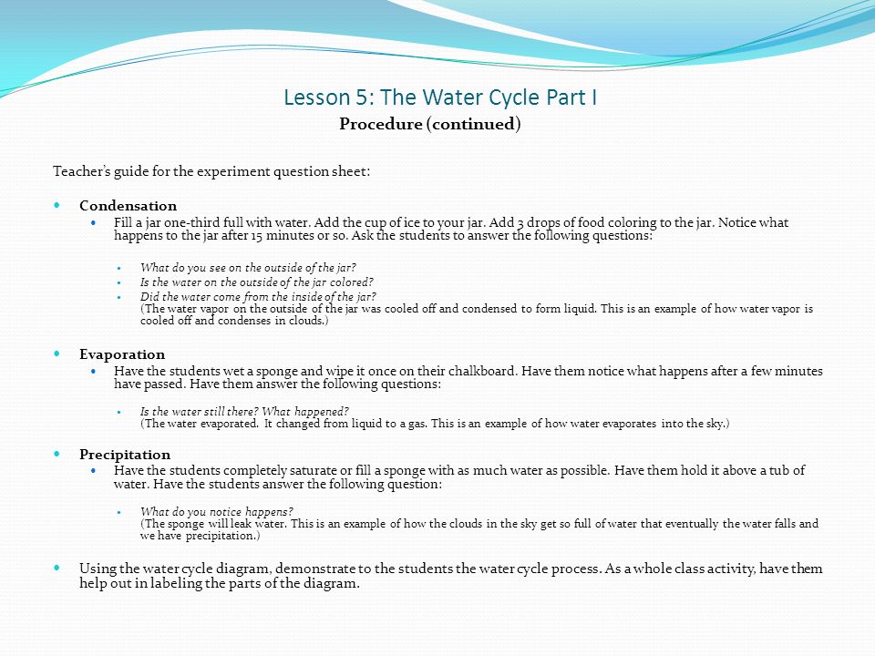The Water Cycle Worksheet Answers Katinabags Com Water Cycle Worksheet Thumbnail