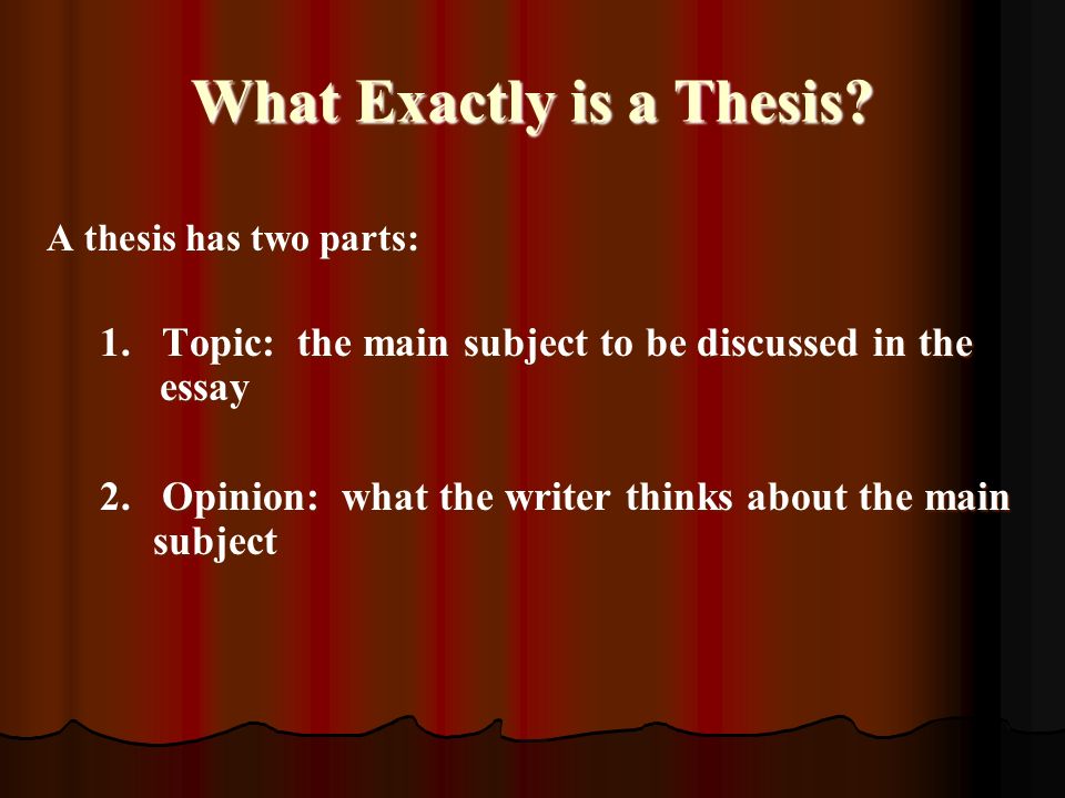 two parts of a thesis statement two parts of a thesis statement