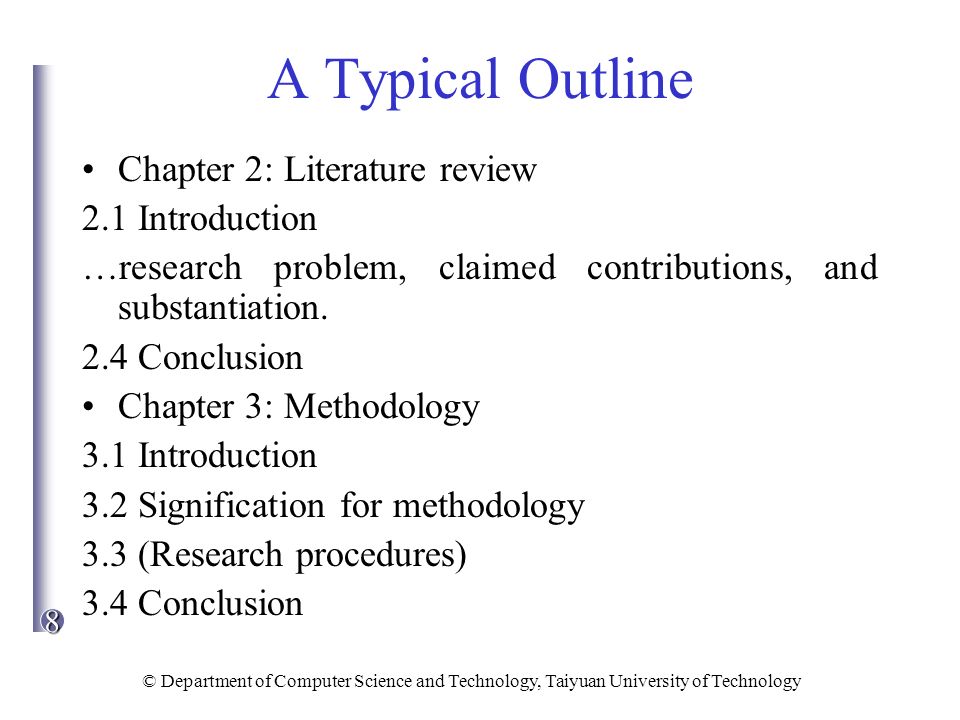 research process outline research process outline