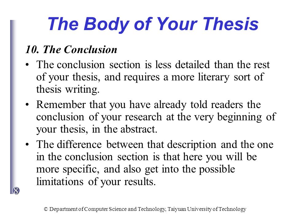 difference between thesis and conclusion difference between thesis and conclusion
