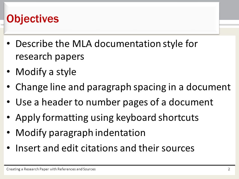 Sources for a research paper