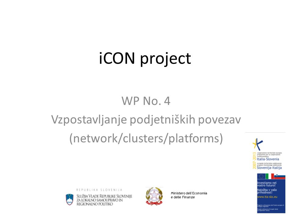 iCON project WP No.