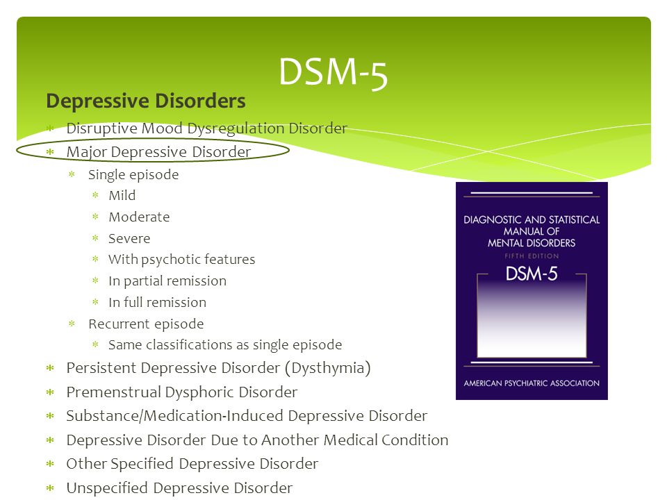 Involutional depression