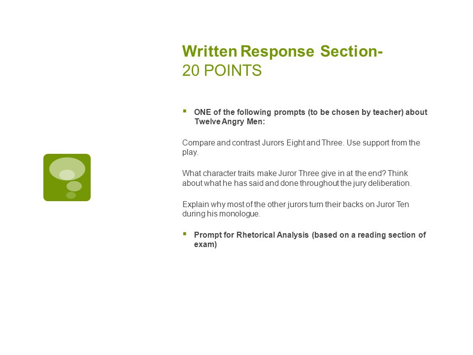 rhetorical strategies used in 12 angry Get an answer for 'list four effective and four ineffective examples of persuasive techniques from twelve angry men' and find homework help for other twelve angry men questions at enotes. rhetorical strategies used in 12 angry Get an answer for 'list four effective and four ineffective examples of persuasive techniques from twelve angry men' and find homework help for other twelve angry men questions at enotes.