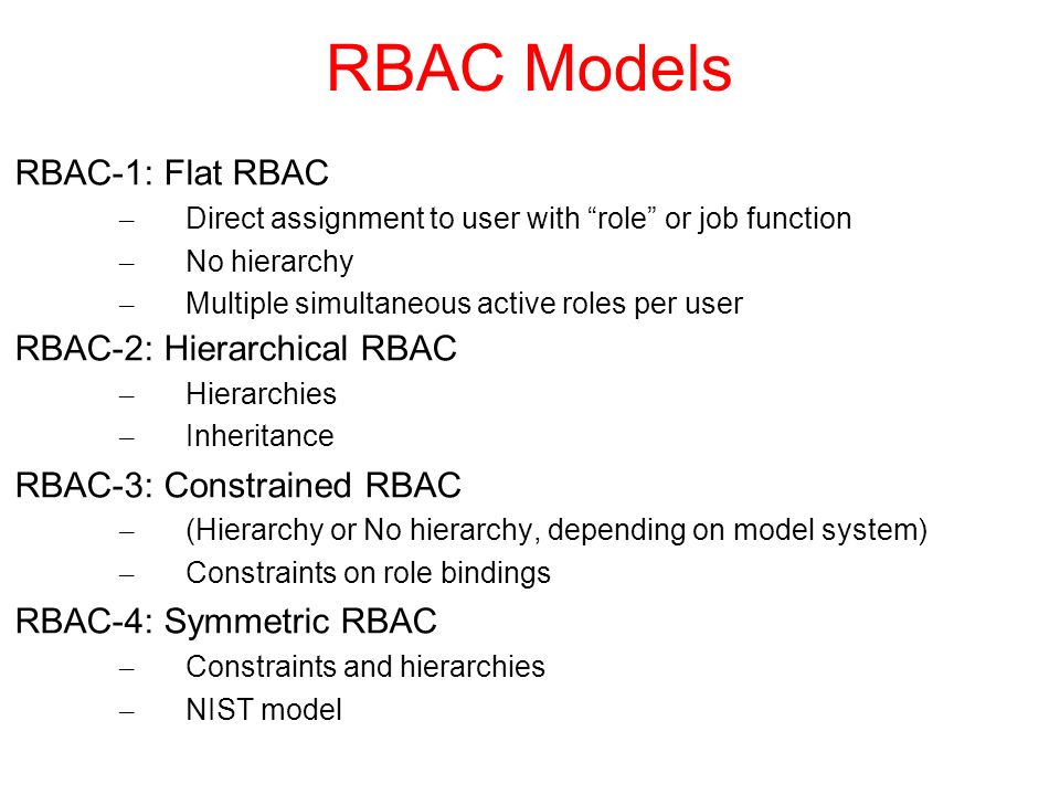 rbac models