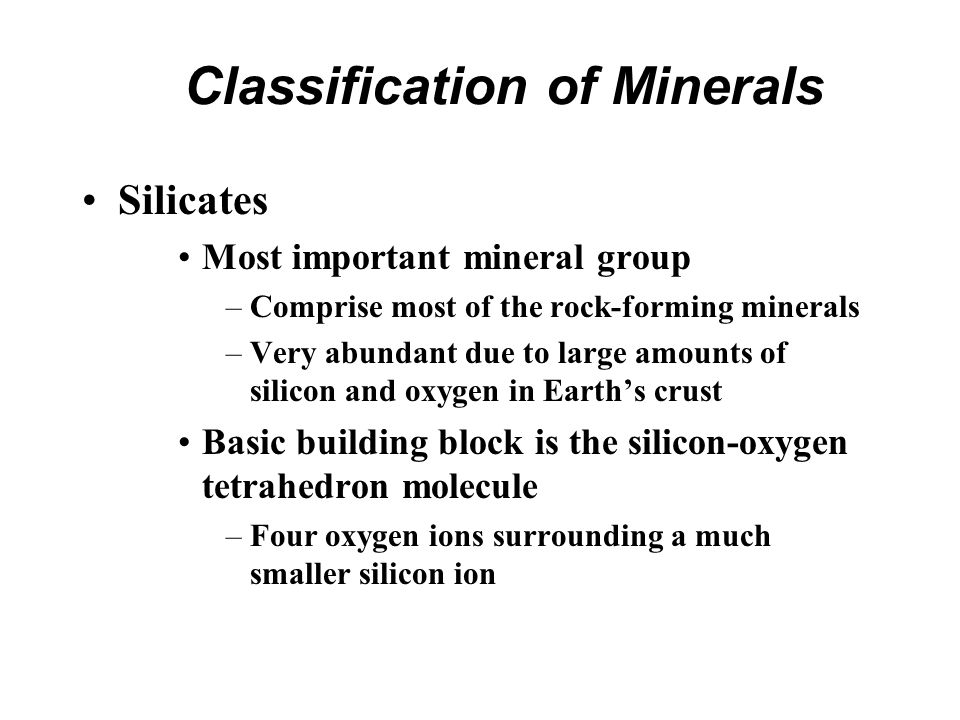 rocks are aggregates of minerals many are silicate minerals this in silicate minerals silicon oxygen tetrahedra may be bonded together to form