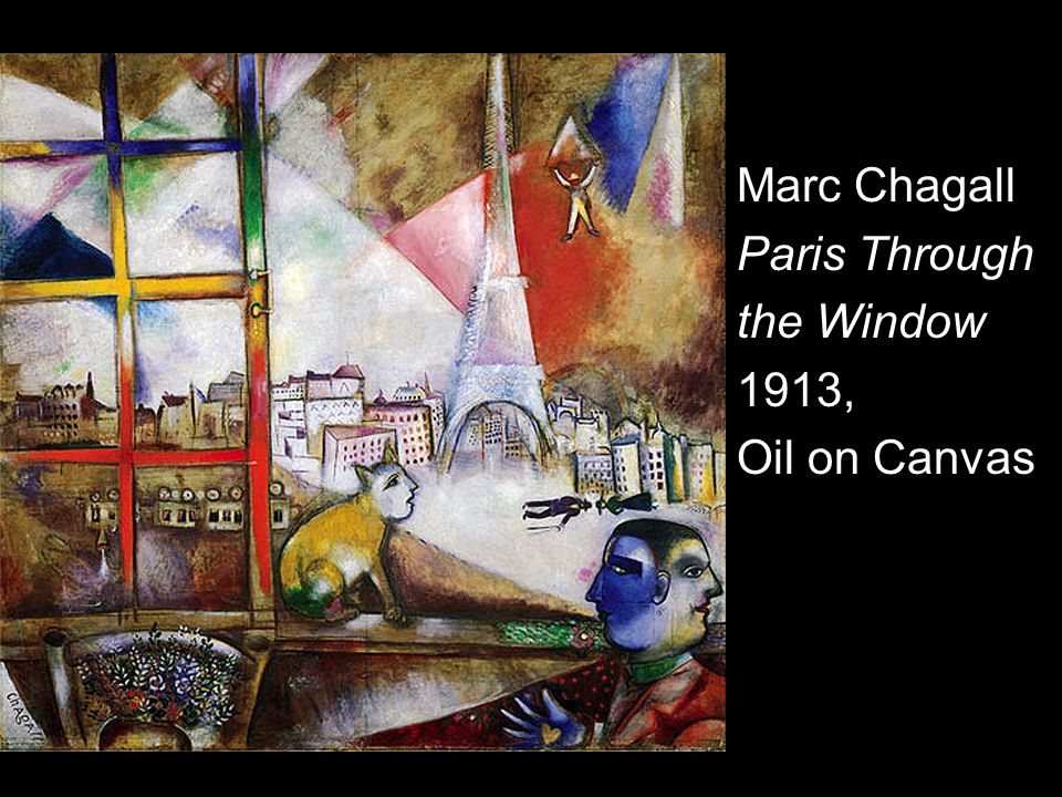 Marc Chagall Paris Through the Window 1913, Oil on Canvas