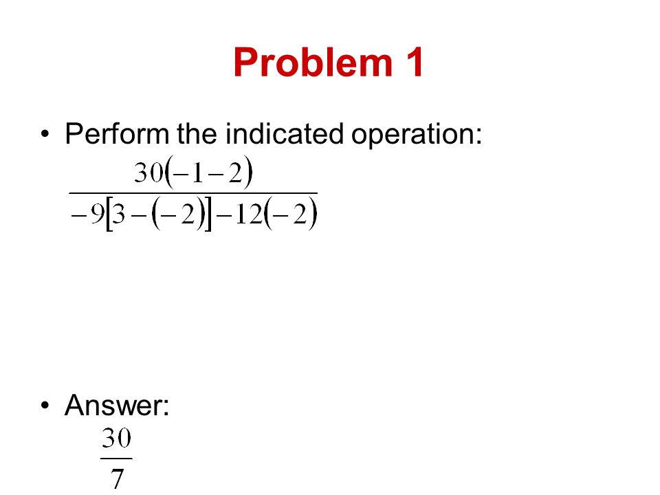 Intermediate Algebra Prerequisite Topics Review Quick Of 4 Problem 1 Perform The Indicated Operation Answer